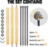 44.88 Chicken Toys,Extra Long Chicken Perch Toys,Woodern Chickens Roosts and Perches Stand Training Perch for Poultry