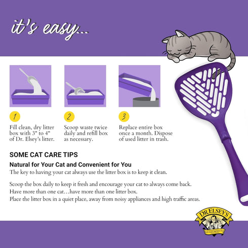 Dr. Elsey's Premium Clumping Cat Litter - Clean Tracks, Low Dust, Hard Clumping, Unscented, 40 LBS