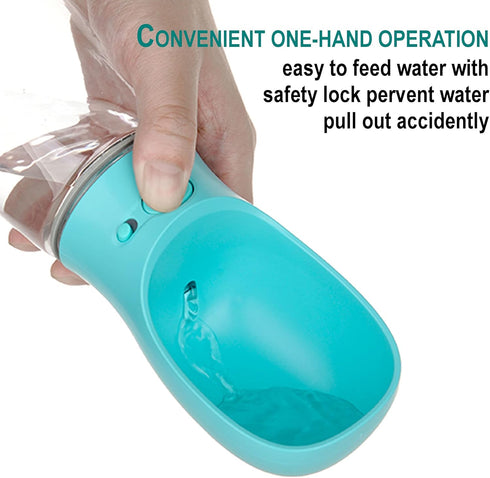 PETnSport Portable Water Dispenser - Lightweight Leak Proof Outdoor Pet Dog Water Bottle
