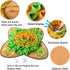 28''x28'' AWOOF Snuffle Mat Pet Dog Feeding Mat, Interactive Dog Puzzle Toys Encourages Natural Foraging Skills