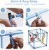 8 Nocciola Puppy Play Gym with Hanging Toys, Indoor Jungle Gym Activities Center Playground for Puppies, Squeaky Plush