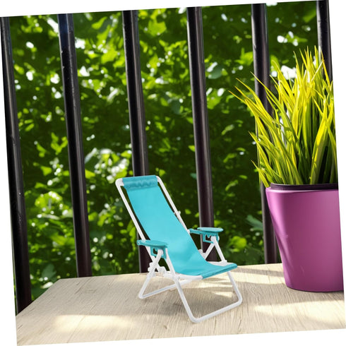 VILLCASE Beach Chair Lightweight Portable Lounge Chair for Outdoor Use Durable Plastic Design for Relaxing Beach Picnic
