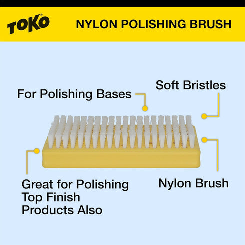 TOKO Tuning Brush Base Brush for Skiing and Snowboarding Maintenance