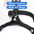 Pawtitas Solid Color Step-in Dog Harness or Vest, Dog Training Walking Harness for Medium Dogs, Black Dog Harness