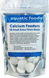 Aquatic Foods Inc. Fish50 Count Calcium Feeder Small Shells. Extra Thick Shells for Shrimp, Snails, Crabs, Crayfish