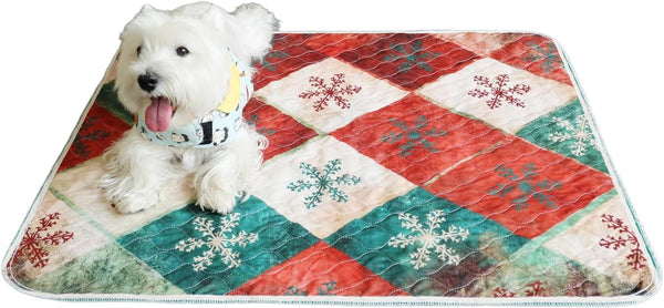ZuLiMia Reusable Puppy Changing Pads, 2 Pack Washable Dog Changing Pads, Non-Slip Pads,