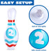 Set JOYIN Giant Inflatable Bowling for Kids and Adults, Christmas Birthday Party Games, Kids Education Motor Skills