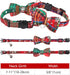 Joytale Upgraded Christmas Cat Collar with Bells, Breakaway Bow Tie, 2 Pack Safety Plaid Kitten Collars