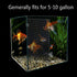 Clear Acrylic Aquarium Fish Tank Divider Kit for 10 Gallon and Up to 950 Gallon Tanks (Kit B - 2 PCs 5.9"x11.8")