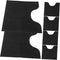 Garneck 6-piece U-Shaped Toilet Training Pad Set Washable Bathroom Rug Funny Designs