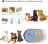 Dog Puzzle Bowl, Silicone Slow Feeder for Healthy Eating, Non-Slip Design, Dishwasher Microwave Safe, Blue and Yellow