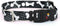 Extreme Dog Fence Replacement Collar Strap for Most Underground Electric Dog Fence Brands - Black Bones (Small: 10" -
