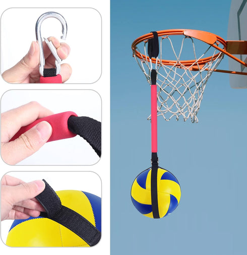 Volleyball Spike Training System: Great Trainer to Improve Your Arm Speed and Spiking Power (Black)
