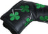SEACLOUD Golf Putter Cover Blade Head Cover with V-Closure, Four Leaf Clover Pattern for Luck