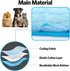 Dog Cooling Mat for Dogs & Cats, Pet Cooling Blanket, Outdoor Car Seats Beds (Blue, 28IN * 40IN)