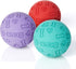 Snug Rubber Dog Balls - Tennis Ball Size for Small and Medium Dogs, Virtually Indestructible (3 Pack - Fresh)