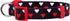 Native Pup Valentine’s Dog Collar, Adjustable for Small, Medium, Large Breeds, White & Red Hearts, Large