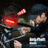 WSDCAM Smart Bike Tail Light for Cargo Rack with Turn Signals and Brake Light, USB Rechargeable Wireless Remote Bike