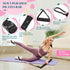 Pilates Bar Kit with Resistance Bands - Multifunctional Yoga Pilates Bar with Heavy-Duty Metal Adjustment Buckle