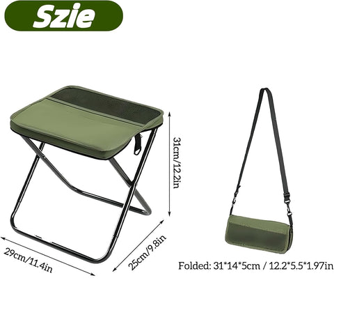 Generic Backpack Stool,2025 330 Foldable New Camping Stool,Camping Foot Rest,Portable Folding Stool,Can Bear Pounds