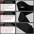 Vtrbwze Gym Lifting Straps for Weightlifting & Deadlift - Non-Slip Silicone Grip, Padded Wrist Support
