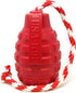 SodaPup USA-K9 Grenade – Durable Dog Tug Toy, Chew Toy & Treat Dispenser Made in USA from Non-Toxic Natural Rubber