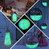 300PC Glowing Rocks for Aquarium Decoration, Glow in The Dark Pebbles