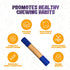 Interactive Durable Dog Chew Toys for Aggressive Small Medium Large Dogs - Indestructible Blue & Beige Stick Toy