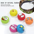 (6 Latex Dog Chewing Squeaky Ball Toys Face Fetch Play Toy for Puppy Small Medium Pets Dog cat PCS(C))
