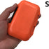 Waterproof Fishing Lure Box, Spoon Hooks Baits Storage Tackle Box for Casting, Fly Fishing, Orange-Medium