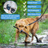 Vivifying Waterproof Dog Leash - 20FT Black Durable PVC Coated Long Leash with Soft Handle for Outdoor Use