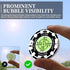 Golf Green Reader, 2 Pack Golf Ball Marker with High Precision Horizontal Bubble, Golf Accessories Tool Gift for Men