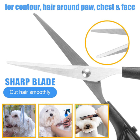 Pet Grooming Kit with Multiple Combinations, Shedding Slicker Brush, Bath Massage for Puppy, Kitten, Rabbit, Pet