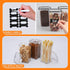 Lolytama 3Pack Pet Food Storage Containers, Airtight Dog Food Storage Container with Locking Clips, Dog Treat Container