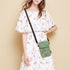 WITERY Small Canvas Cell Phone Purse Wallet- Handmade Cute Cross Body Phone Purse with Adjustable Shoulder Strap