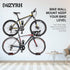 Heavy Duty Bike Wall Mount, Stainless Steel, 1 Pack, Black by MZYRH
