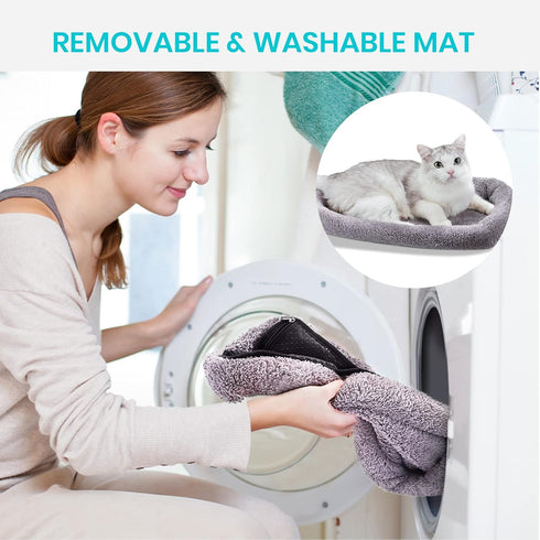 Morpilot Portable Cat Carrier, Soft-Sided for Medium Cats and Puppies up to 15lbs, Airline Approved, Light Gray