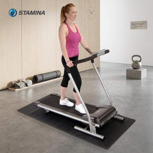 (84-Inch 36-Inch), Stamina Fold-to-Fit Folding Equipment Mat by Black