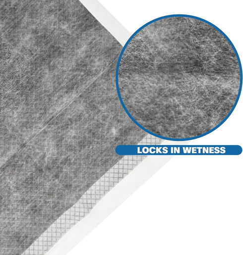 22 22 Inch 100 Count, 6-Layer Puppy Pee Pads, x Charcoal Dog Wee Wee Training Pads, Leak-Proof Quick Absorb Design