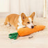 Generic (29.5inch) Giant Carrot Dog Toy, Puppy Teething Toy with Squeaker & Crinkle, Indoor Outdoor Play