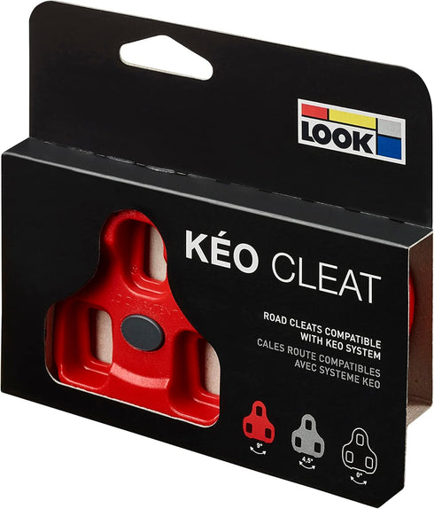 Look Cycle KEO Cleat Cycling Cleats with Memory Positioner Function - Compatible with All Pedals, Compact Size