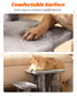 Pawque Dog Stairs for Small Dogs - Stable Pet Steps with High-Strength Boards, 3 Steps, Grey