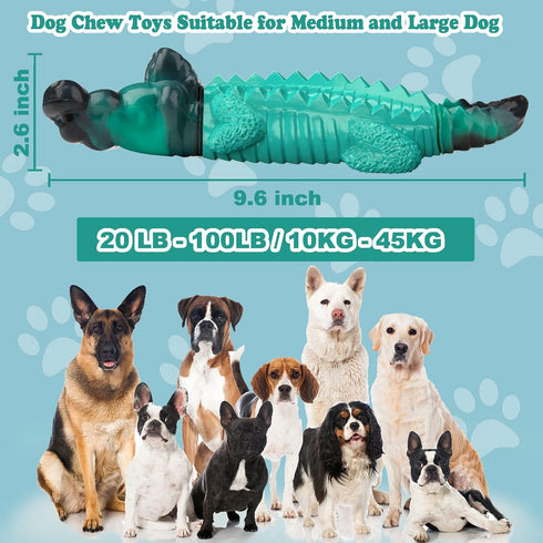 Dog Chew Toys for Aggressive Chewers, Heavy Duty Toys for Large Dogs, Tough Dog Toy for Super Aggressive Dogs