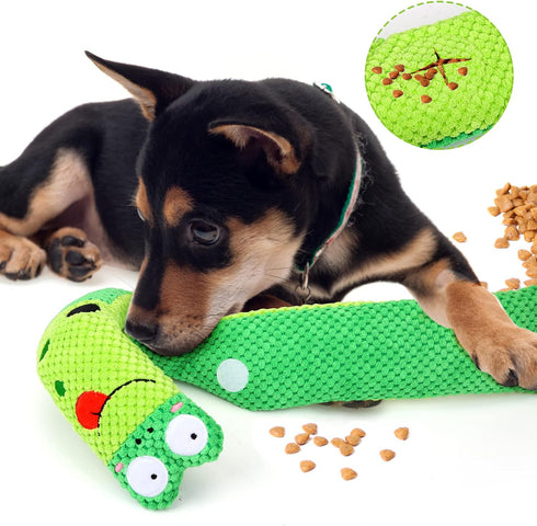 Squeak Dog Toys for Boredom, Dog Puzzle Toy IQ Training, Snuffle Toys for Small Medium Large Dogs