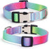 Weimostar Adjustable Nylon Dog Collar with Patterns, Ultra Comfy Soft Breathable for Small Pet Girl Boy Cat, Gradient,