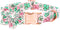 Lionheart Glory St. Patrick's Day Dog Collar, Green Flower Collar with Lucky Clover Shamrock for Large Dogs