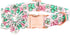 Lionheart Glory St. Patrick's Day Dog Collar, Green Flower Collar with Lucky Clover Shamrock for Large Dogs