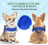 Lukovee No Pull Dog Harness and Leash Set, Soft Padded Adjustable Reflective Vest for Small Dogs (XS, Blue)