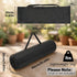 Nogeqi 80x20cm/31.5x7.87in Camping Chair Bag Replacement, Black Portable Folding Chair Bag with Shoulder Strap