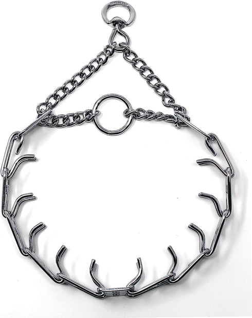 Herm Sprenger Ultra-Plus Prong Dog Training Collar - Chrome Plated Steel, Anti Pull for Dogs, Made in Germany, 2.25mm x